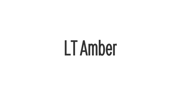 LT Amber font thumbnail